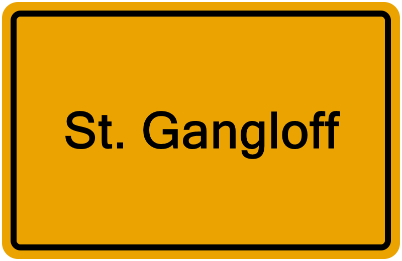 Handelsregisterauszug St. Gangloff